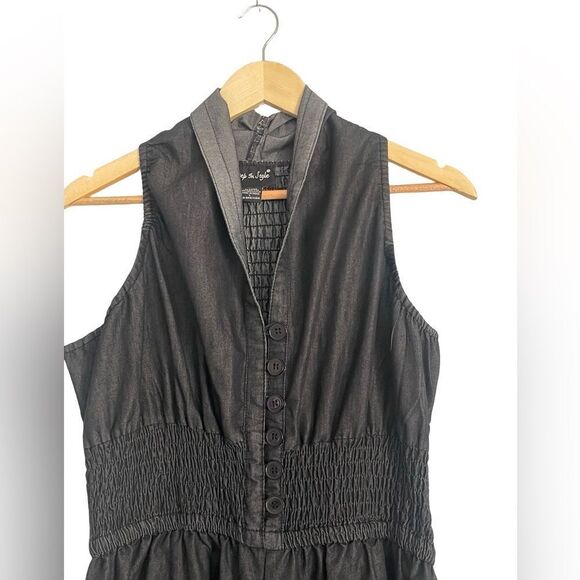 Step In Style Elegant Black Halter Jumpsuit Palazzo Leg. - Picture 4 of 7